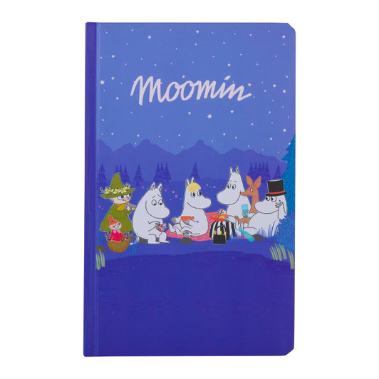 Moomin Wishing Star Perfect Bound Notebook - Front Angle