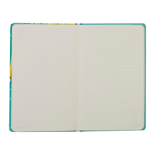 Moomin Treasure Hunt Perfect Bound Notebook - Open Angle