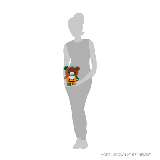 Chairoikoguma San-X Original Pumpkin Costume Plush - Silhouette