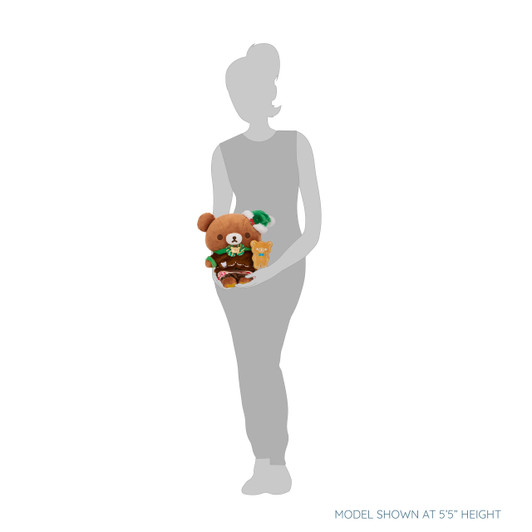 Chairoikoguma San-X Original Holiday Cake Series Plush - Silhouette