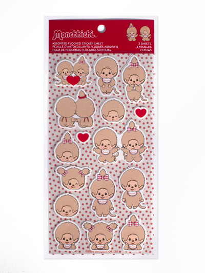 Monchhichi Adorable Furry Sticker Sheet