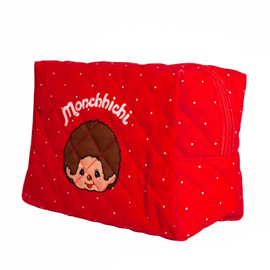 Monchhichi Quilted Pouch with Charming Design