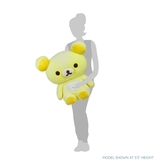Rilakkuma San-X Original Long Pile Sherbet Series JUMBO Plush - Yellow