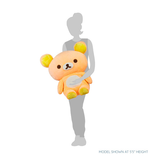 Rilakkuma San-X Original Long Pile Sherbet Series JUMBO Plush - Orange