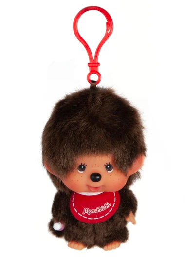 Monchhichi Boy Keychain Plush - Front Angle