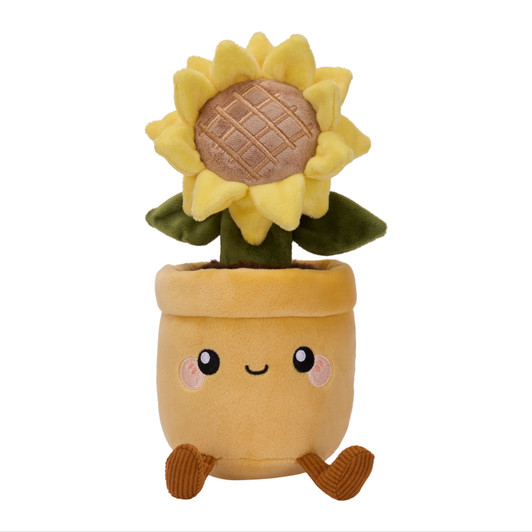 Charming Plush Sunflower in Pot