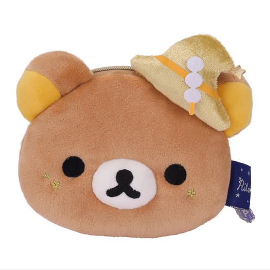 Rilakkuma Magic Plush Coin Case A — soft kawaii coin purse with adorable Rilakkuma character design at Jellybeet