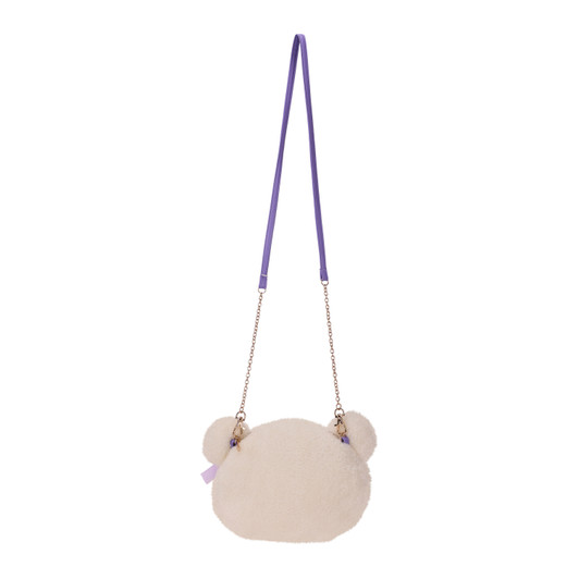Korilakkuma Plush Bag – Soft Kawaii Crossbody | Rilakkuma - Back Angle