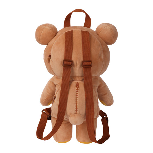 Rilakkuma plush bag with soft kawaii design - Back Angle
