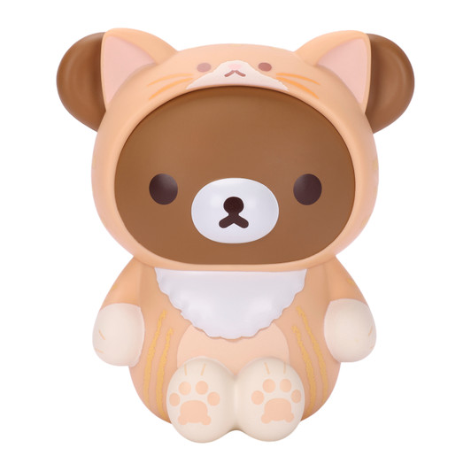 Rilakkuma Chairoikoguma Neko Figure - adorable cat costume collectible for kawaii fans and collectors at Jellybeet