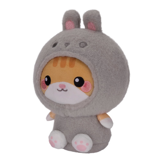 Honeymaru Kitty Bunny Plush Toy – Soft Kawaii Cuddle Buddy - Left Angle