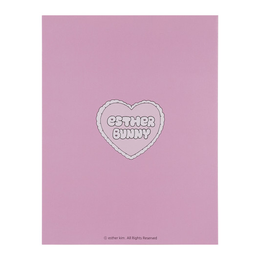 Esther Bunny Birthday Cards – Kawaii Greeting Cards - Back