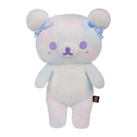 Rilakkuma Cotton Candy Plush soft huggable toy in pastel colors with cozy texture and whimsical kawaii design at Jellybeet