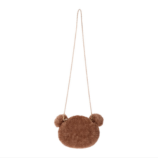 Rilakkuma Chairo Face Plush Shoulder Bag - Back Angle