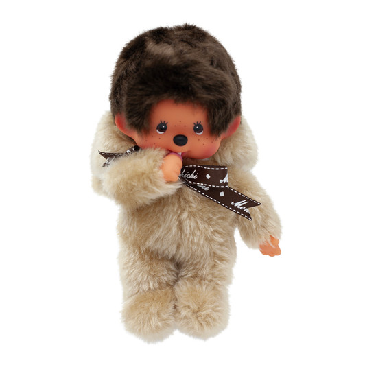 Monchhichi Teddy Bear Plush 12" – Soft Kawaii Cuddle Toy - Front Angle