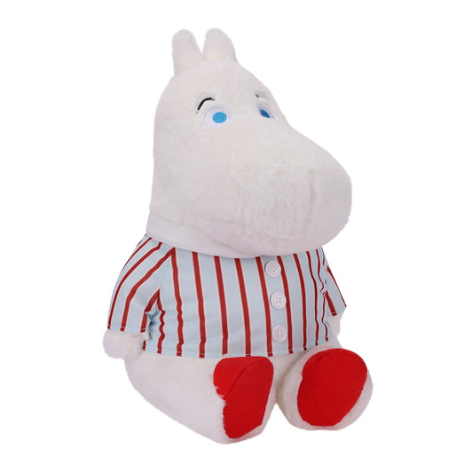 Moomin Plush Toy in Pajamas – Cozy 10" Soft Plush - Right Angle