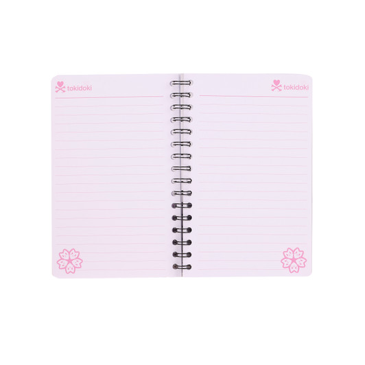 tokidoki Sakura Stationery Set – Hot Pink & Lavender | jellybeet - Inside