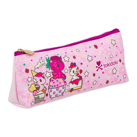 tokidoki Gel, Cup & Bry Pencil Pouch | jellybeet.com - Left Angle