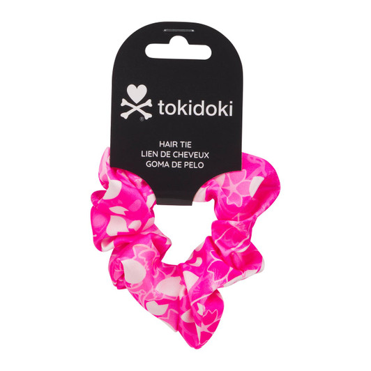 tokidoki Pink Scrunchie hair accessory with vibrant pop art design for women at Jellybeet