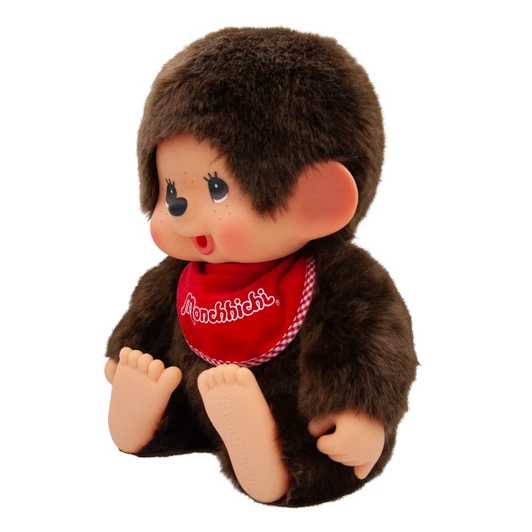 Monchhichi Large Super Soft Plush – Extra Cuddly & Cozy | Jellybeet - Left Angle