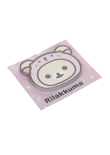 Korilakkuma Sea Otter Sticky Notepad - Side Angle Korilakkuma Sea Otter Sticky Notepad - Side Angle