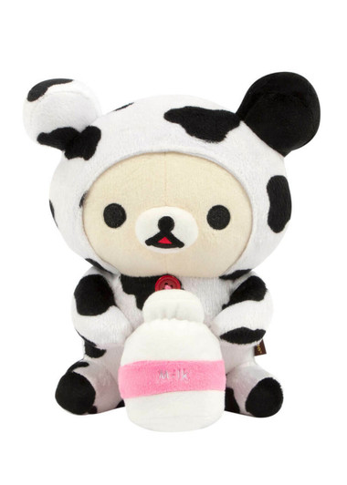 Rilakkuma Korilakkuma Dressed as a Cow - Front Angle Rilakkuma Korilakkuma Dressed as a Cow - Front Angle