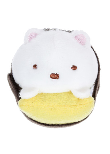 Keychain Sushi Shirokuma Tamago - Front Angle Keychain Sushi Shirokuma Tamago - Front Angle