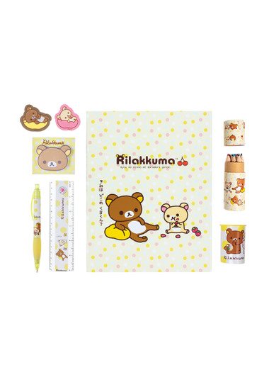 Rilakkuma™ Writing + Notebook Stationery Set Rilakkuma™ Writing + Notebook Stationery Set