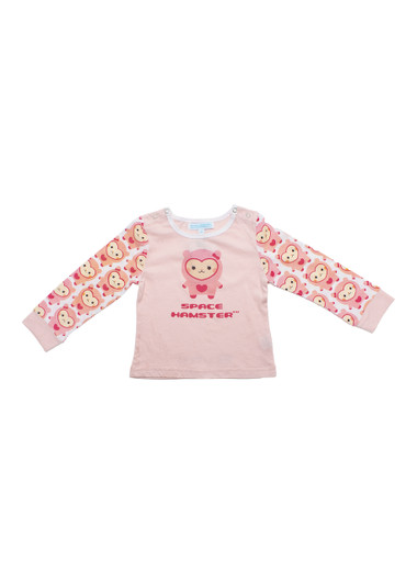 Space Hamster™ Ruby Pink Child Pajama PJ Set Space Hamster™ Ruby Pink Child Pajama PJ Set
