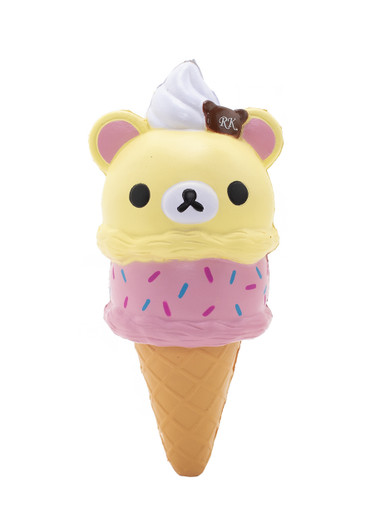 Korilakkuma Ice Cream Slow Rising Squishy - Front Korilakkuma Ice Cream Slow Rising Squishy - Front