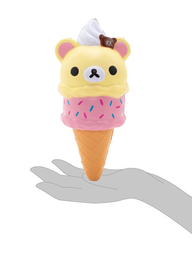 Korilakkuma Ice Cream Slow Rising Squishy - Silhouette Korilakkuma Ice Cream Slow Rising Squishy - Silhouette