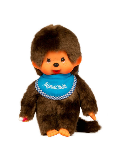 Bandai - Monchhichi - Bebichhichi Fille Bavoir Rose - Kiki