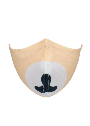 Rilakkuma Adult Face Mask - Korilakkuma - Front Angle Rilakkuma Adult Face Mask - Korilakkuma - Front Angle