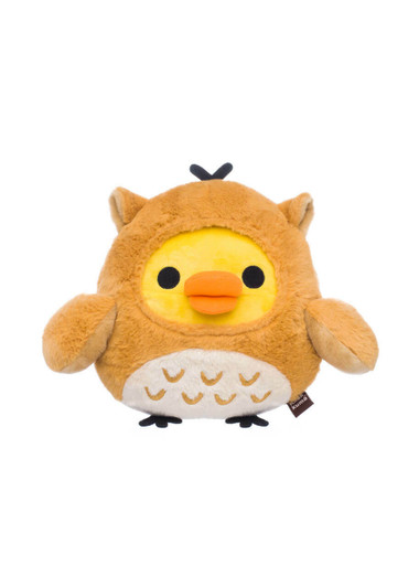 Kiiroitori San-X Original Dressed As An Owl - Front Angle Kiiroitori San-X Original Dressed As An Owl - Front Angle
