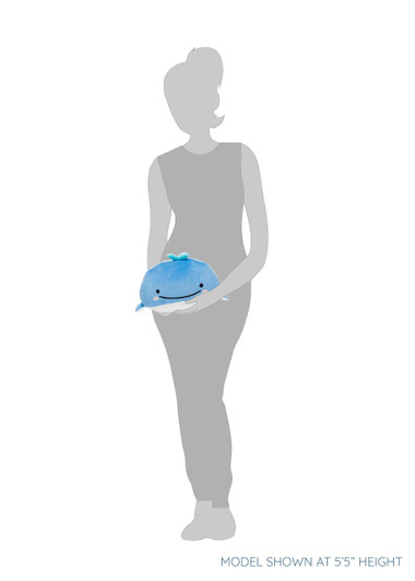 Jinbesan Kokujira Mochi with a Shell Plush - Silhouette Jinbesan Kokujira Mochi with a Shell Plush - Silhouette