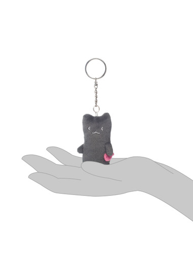 Jinbesan Nekonbu Plush Keychain - Silhouette Jinbesan Nekonbu Plush Keychain - Silhouette