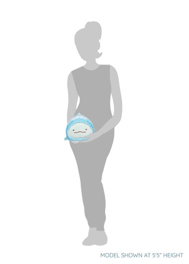 Sumikkogurashi San-X Original Tokage Dressed as a Whale Mochi - Medium - Silhouette Sumikkogurashi San-X Original Tokage Dressed as a Whale Mochi - Medium - Silhouette