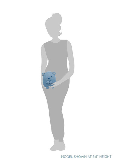 Sumikkogurashi San-X Original Shirokuma Mini Denim Series Plush - Silhouette