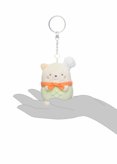 Sumikkogurashi San-X Original Neko Melon Bread Baker Keychain - Silhouette