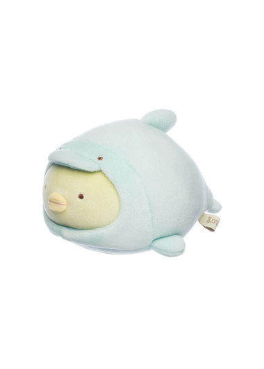 Sumikkogurashi San-X Original Penguin? as a Shark Mochi - Small - Left Angle Sumikkogurashi San-X Original Penguin? as a Shark Mochi - Small - Left Angle