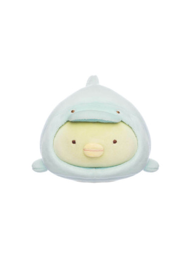 Sumikkogurashi San-X Original Penguin? as a Shark Mochi - Small - Front Angle Sumikkogurashi San-X Original Penguin? as a Shark Mochi - Small - Front Angle