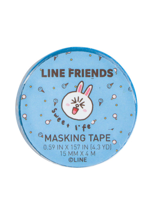 BROWN & FRIENDS A Day of CONY Washi Tape Front Angle