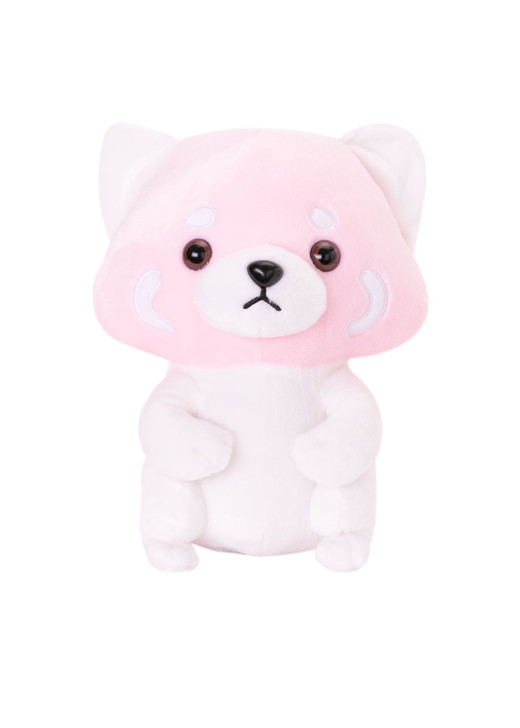 Amuse Red Panda Plush - Pink and Red Front Angle