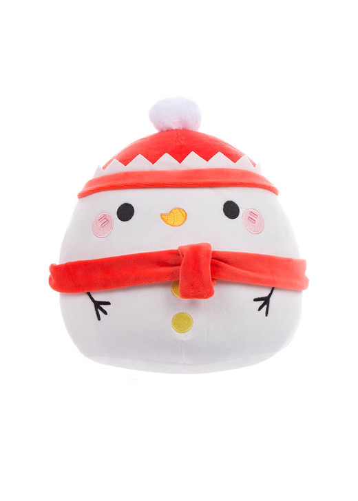 Honeymaru Rolling Mochi Series Holiday Snowman Plush