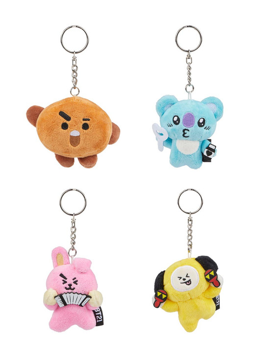 BT21 VAN Plush Keyring – HALLYUMODE