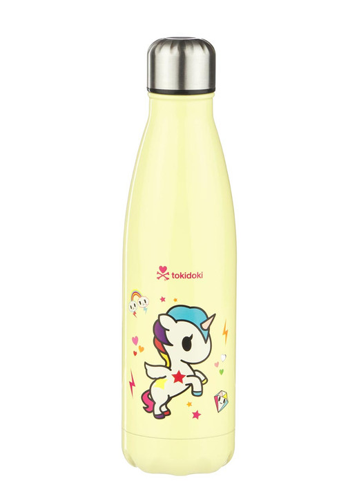 tokidoki Unicorno Travel Tumbler - Yellow - Front Angle