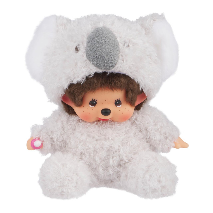 Sekiguchi Monchhichi Sitting Fluffy Koala Doll Plush - Front Angle