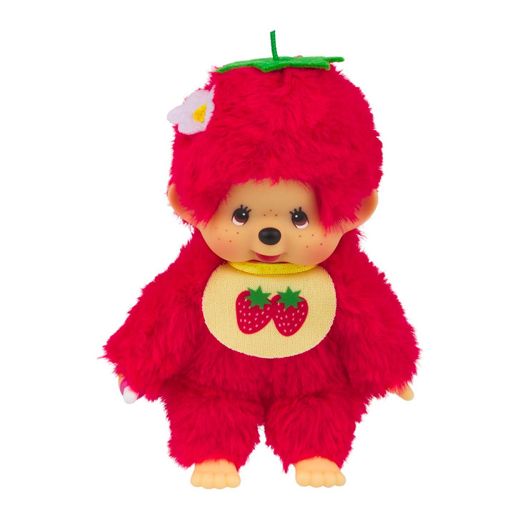 Sekiguchi Monchhichi FRUIT COLOR Plush Doll Strawberry Red | jellybeet