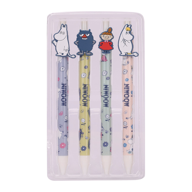 Moomin Stationery Pencil Pack Moomin Characters - 4 pcs