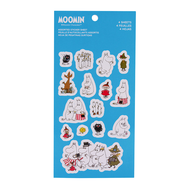 Playful Moomin Sticker 4 Sheets